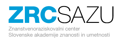 ZRC SAZU, Istraživački centar akademije znanosti i umjetnosti (SI)